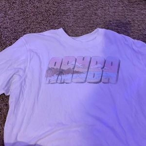 Oversized cropped t-shirt